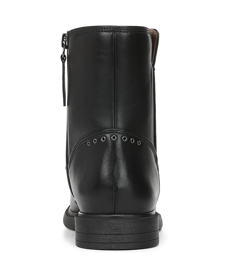 Franco Sarto Women's Pavla Square Toe Zip Short Boots