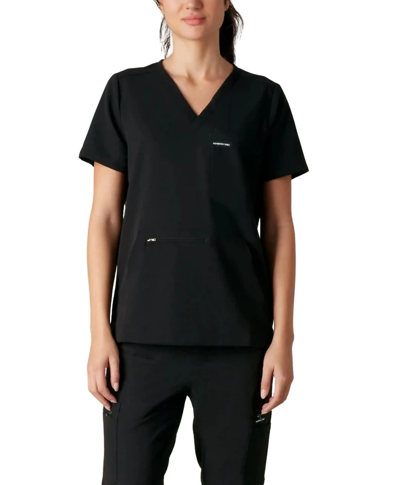 Members Only Women's Cordoba 5-Pocket Scrub Top