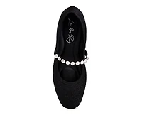 sassie pearl embellished ballerina flats