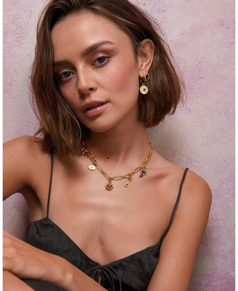 Ottoman Hands Essential Charm Link Chain Necklace