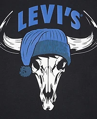 Levi's Boys 8-20 Festive Steer Head Crewneck T-Shirt