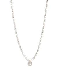 Lauren Ralph Lauren Glass Crystal Stone Pave Beaded Pendant Necklace