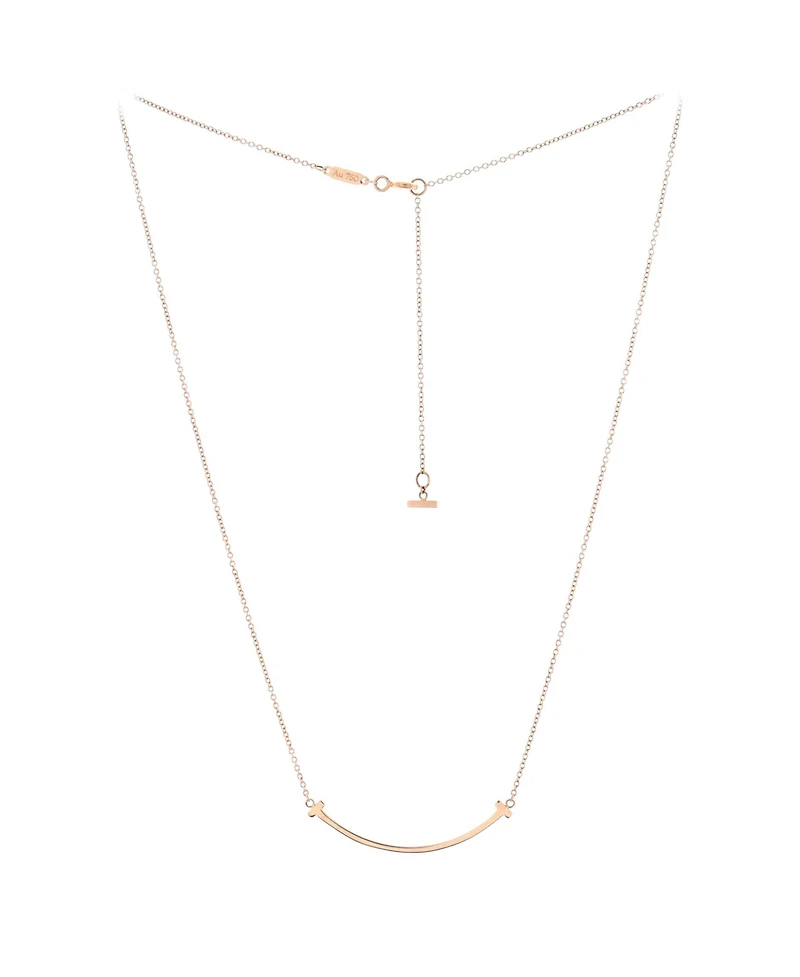 Pre-Owned Tiffany & Co T Smile Pendant Necklace