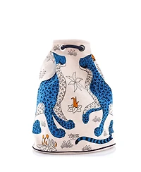 Pre-Owned Hermes Sac Marin Rucksack Backpack Printed Toile