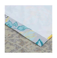 Greenland Home Fashion Watercolor Dream Curtains - Gray 42x84"