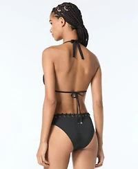 Michael Kors Womens Triangle String Swim Top Bottoms