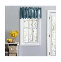 Ellis Curtain Portland Crushed Taffeta Rod Pocket Valance - 48x15