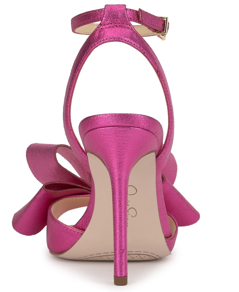 Jessica Simpson Women's Olivine Bow High-Heel Stiletto Dress Sandals