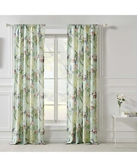 Pavona Enchanted Garden Curtain with Tie Backs 84" x 42" by Greenland Home Fashions