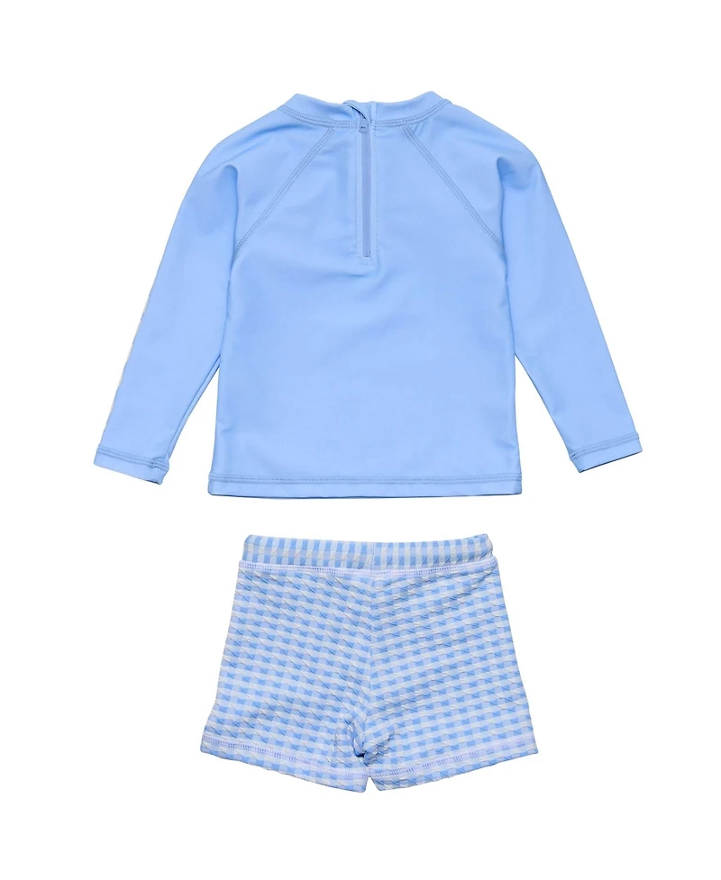 Snapper Rock Little Boys Seaside Blue Ls Set