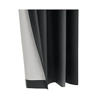 Thermaplus Alpine Blackout Premium Stylish and Functional Grommet Curtain Panel 52" x 108" Charcoal