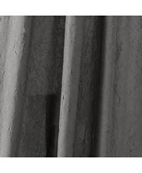 Ellis Curtain Portland Crushed Taffeta Rod Pocket Tailored Panel - 48" x Grey