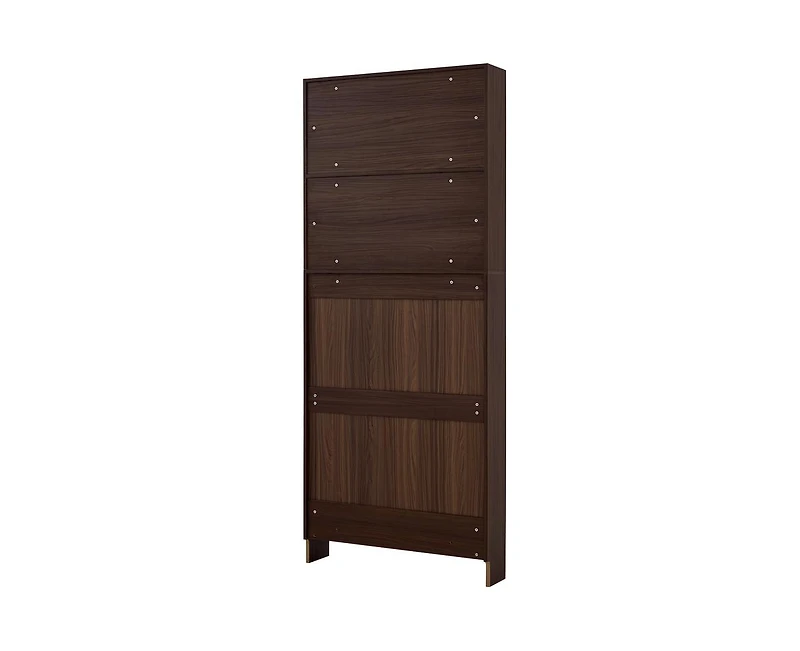 Casainc Storage Cabinet Shoe Organizer with 3 Flip Drawers