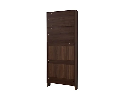 Casainc Storage Cabinet Shoe Organizer with 3 Flip Drawers