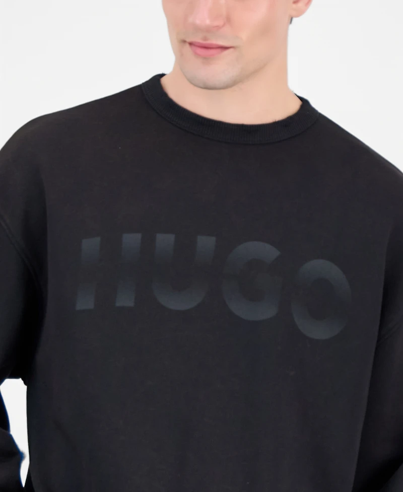Hugo Boss Men's Nenzyew Cotton Logo Crewneck Sweatshirt