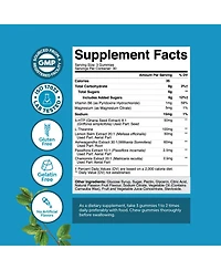 Calming Gummies for Adults with Ashwagandha and Magnesium, Passion Fruit, 90ct