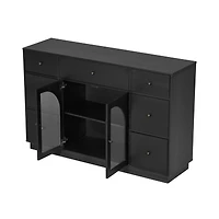 Storage Cabinet with 2 doors and 7 drawers