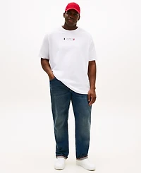 Tommy Hilfiger Men's Big & Tall Small Center Logo T-Shirt