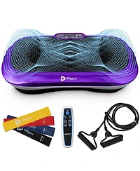 LifePro Whole Body Vibration Plate Exercise Machine with Loop Bands - Fitness Platform for Home Workouts & Training