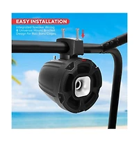6.5'' Water-Resistant Rated Marine / Off-Road Speakers, Utv PowerSport System (1300 Watt) Pair