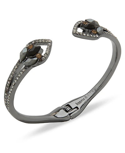 lonna & lilly Glass Stone Cluster Cuff Bracelet