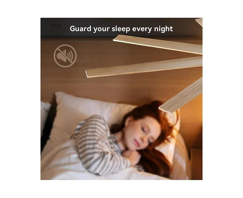 76-inch Modern and Simple Black 8-Blade Ceiling Fans with Remote Control and Lighting Kit