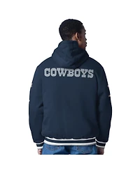 G-iii Sports by Carl Banks Men's Navy Dallas Cowboys Power Forward Commemorative Fleece Full-Zip Hoodie