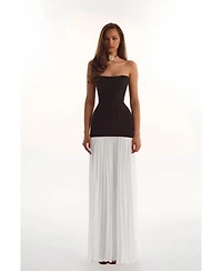 Milla Women's Dress With A Pleated Skirt