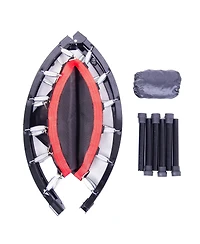 40 Inch Mini Exercise Trampoline for Adults or Kids - Indoor Fitness Rebounder Trampoline with Safety Pad
