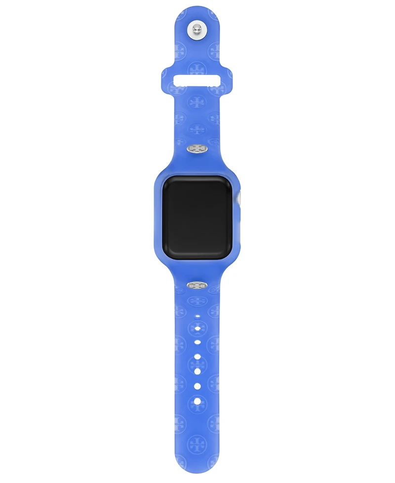 Tory Burch Women's The T Monogram Silicone Strap For Apple Watch 41mm