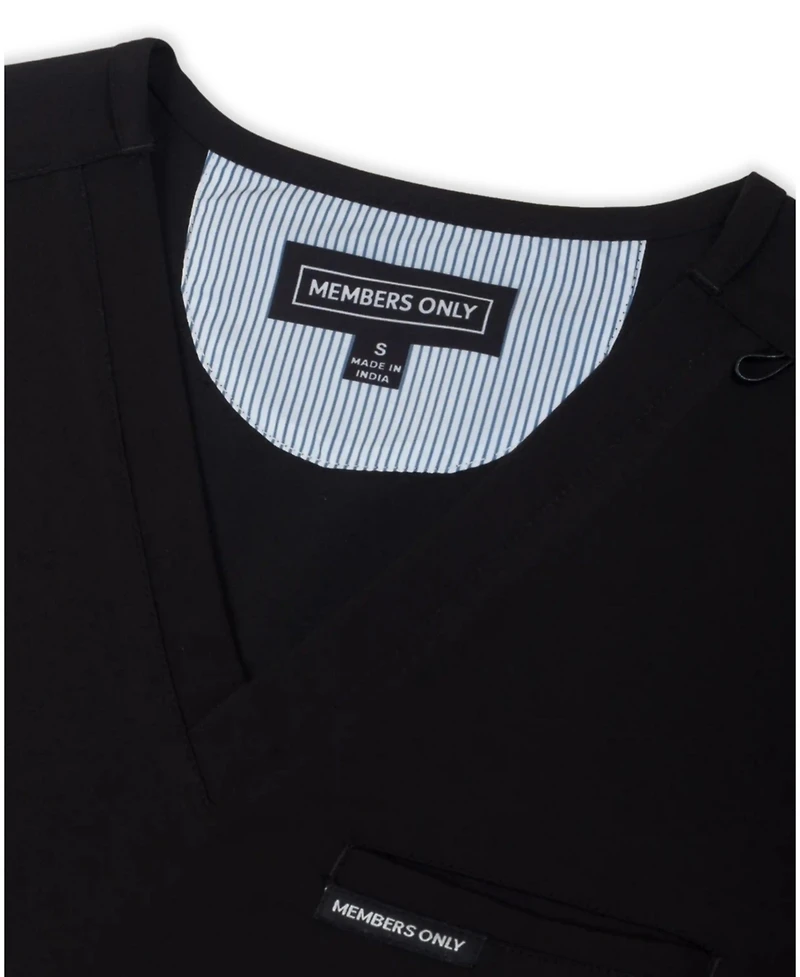 Members Only Women's Bari 1-Pocket Scrub Top