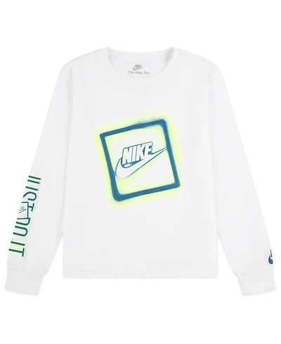 Nike Boys 2T-7 Neon Box Graphic Print Futura T-Shirt