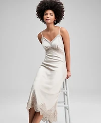 And Now This Women's Embellished Satin Slip Dress, Macy's Exclusive
