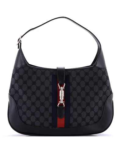 Pre-Owned Balenciaga Medium x Gucci The Hacker Project Jackie 1961 Hobo Bb Canvas