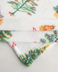 Linery & Co. Velvet Plush Cozy Christmas Throw Blanket
