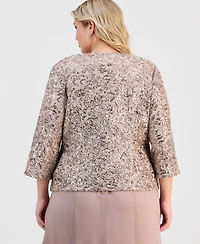 Alex Evenings Plus Jacket Dress