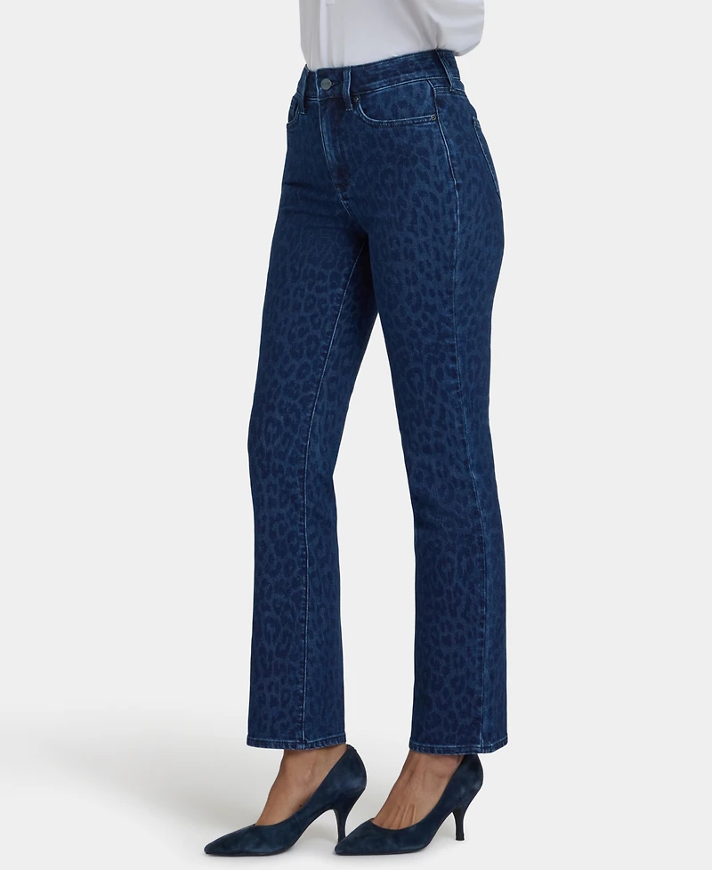 Nydj Petite High Rise Marilyn Straight Jeans