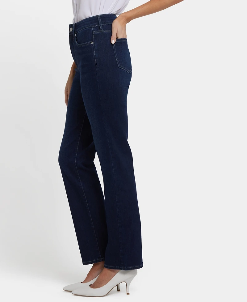 Nydj Petite High Rise Marilyn Straight Jeans