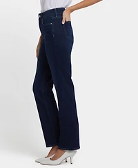 Nydj Petite High Rise Marilyn Straight Jeans