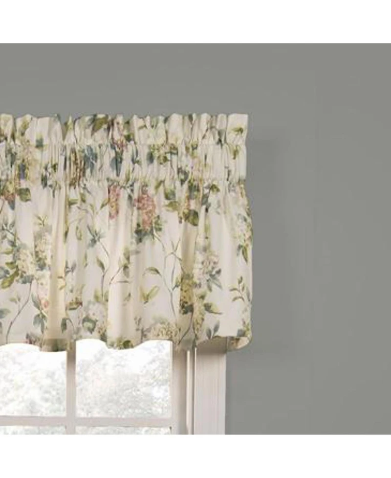 Ellis Curtain Abigail High Quality Water Proof Room Darkening Blackout Tailored Window Valance - 80x15", Multi