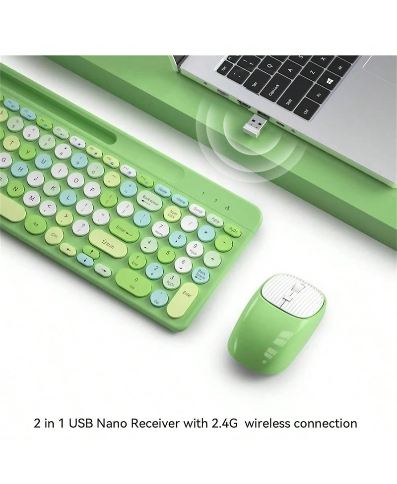 Wireless Keyboard and Mouse Combo