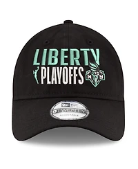 New Era Men's and Women's Black New York Liberty 2025 Wnba Playoffs 9TWENTY Adjustable Hat