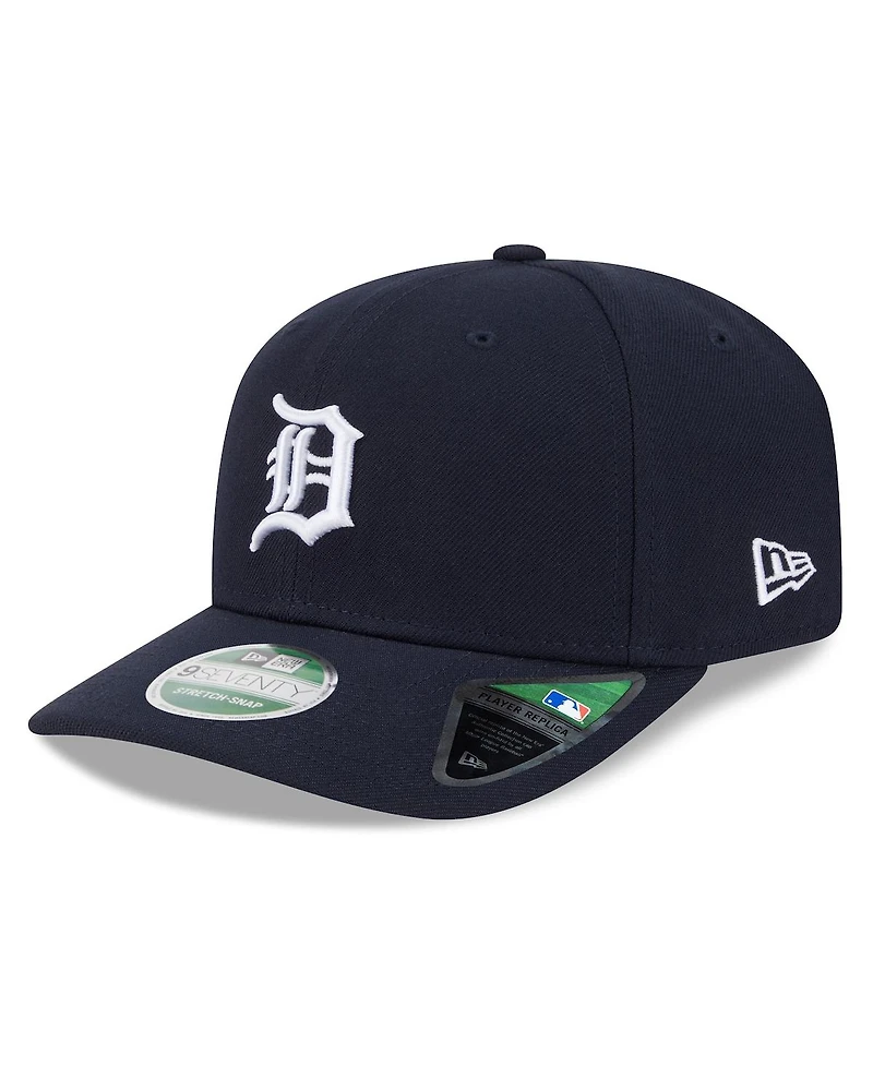 New Era Men's Navy Detroit Tigers 2025 Mlb Postseason Side Patch 9SEVENTY Adjustable Hat