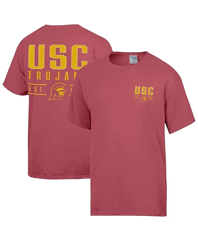 Comfortwash Men's Cardinal Usc Trojans Big Name T-Shirt