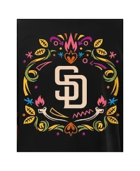 New Era Men's Black San Diego Padres Dia de los Muertos Washed Oversized T-Shirt