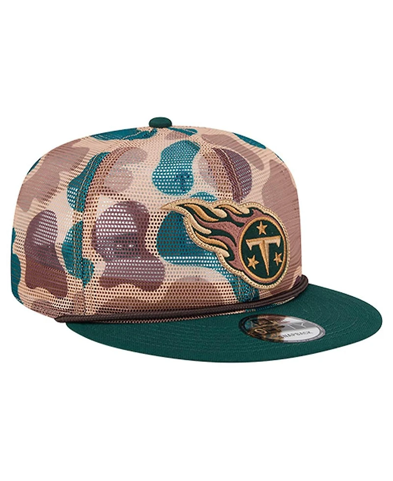 New Era Men's Camo Tennessee Titans Duck Camo 9FIFTY Snapback Hat