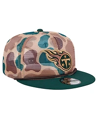New Era Men's Camo Tennessee Titans Duck Camo 9FIFTY Snapback Hat