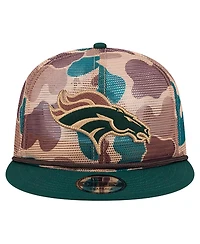 New Era Men's Camo Denver Broncos Duck Camo 9FIFTY Snapback Hat
