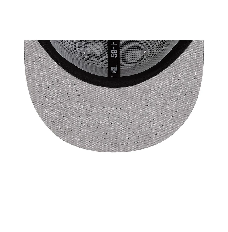 New Era x Hyperfly Men's Gray Atlanta Braves 59FIFTY Fitted Hat
