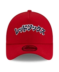 New Era x Hyperfly Men's Red Boston Red Sox A-Frame 9FORTY Adjustable Hat
